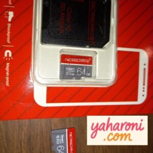 כרטיס זיכרון MicroSD 64GB + מתאם SD