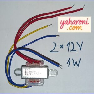 10 יחידות שנאי קטן מ 220V ל 2X12V