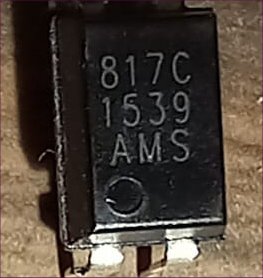 מצמד אופטי 4 פינים DIP4 optocoupler – PC817C