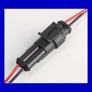 5 זוגות - מחבר DC תלוי עם נעילה + הגנה מפני רטיבות.