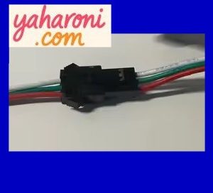 מחבר תלוי 3 פין - עם נעילה + הגנה מפני הפיכה