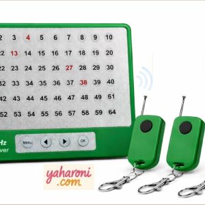 מרכזייה אלחוטית 433MHz עם תצוגת 64 ערוצים